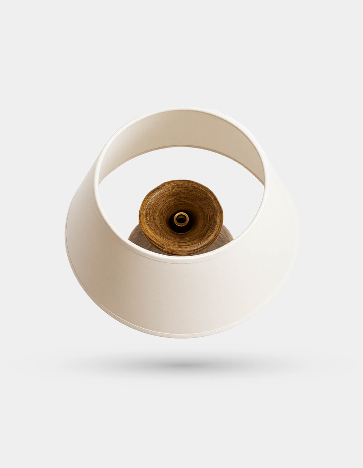 Earth-Tone Table Lamp